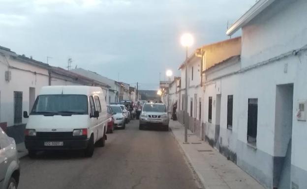 Calle en la que se produjo el supuesto crimen. /J. S. P.