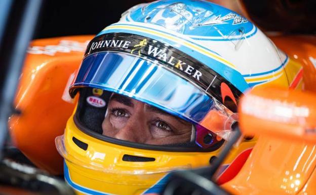 Fernando Alonso, en Austria.