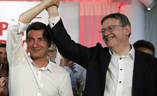 Rafa García y Ximo Puig
