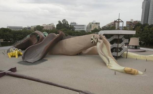 Restauración del Parque Gulliver de Valencia.