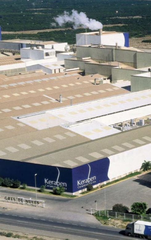 Instalaciones de la empresa Keraben en Nules.