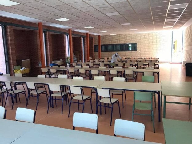 El nuevo comedor del Colegio Ausiàs March de Mislata.