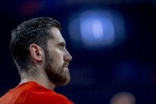 Joan Sastre, en los instantes previos del partido de cuartos de final ante Alemania.