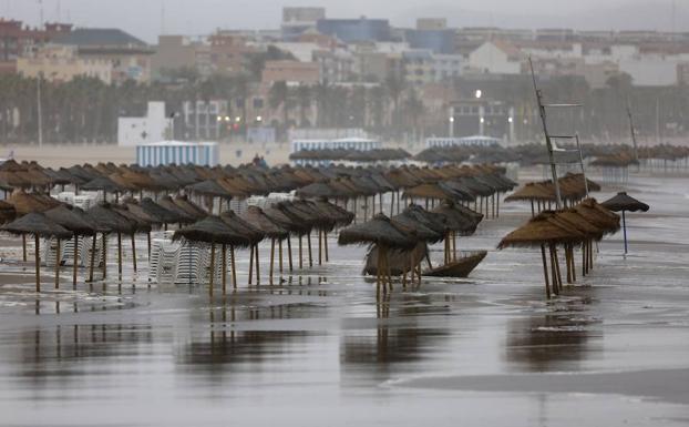 Playa de la Malvarrosa.