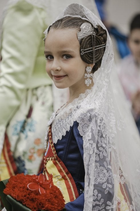 FMI. La familia de Núria pertenece a la falla Mártirs donde participan activamente .
