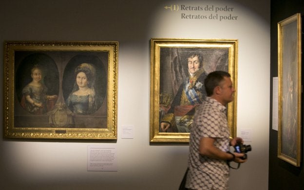 Obras en la exposición.