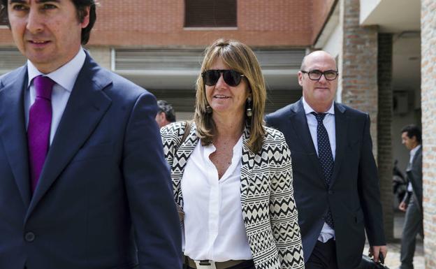 Lourdes Cavero, mujer de Ignacio González./Efe
