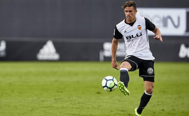 Gabriel Paulista durante un amistoso el pasado agosto./I. Arlandis