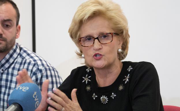 María Chamón, madre de la asesinada Laura del Hoyo./EFE