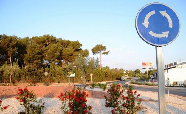 Rotonda en la Comunitat Valenciana./LP