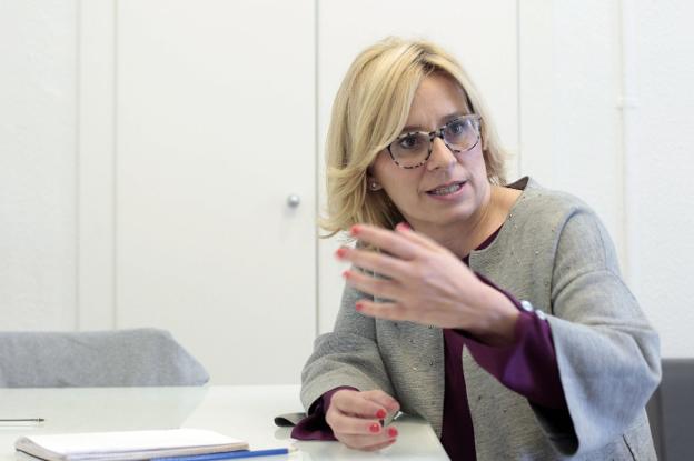 La portavoz del PP en la Diputación de Valencia, Mari Carmen Contelles. / IRENE MARSILLA