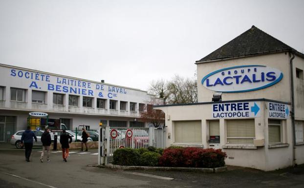 Planta de Lactalis en la ciudad francesa de Laval./REUTERS