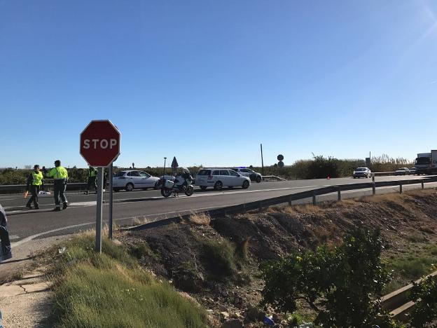 Accidente en la N-332. / c. g.