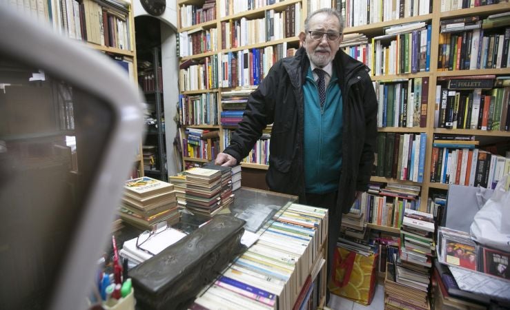 La pasión de Boado son los libros, y por eso no piensa retirarse.