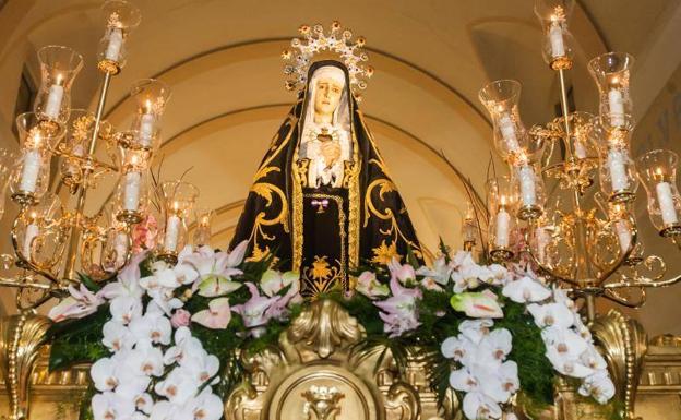 Procesión del Viernes de Dolor durante la Semana Santa Marinera./LP