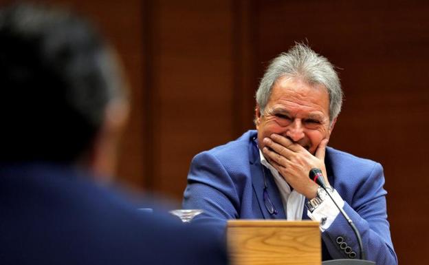 Alfonso Rus, en la comisión de investigación de Feria Valencia. /Efe