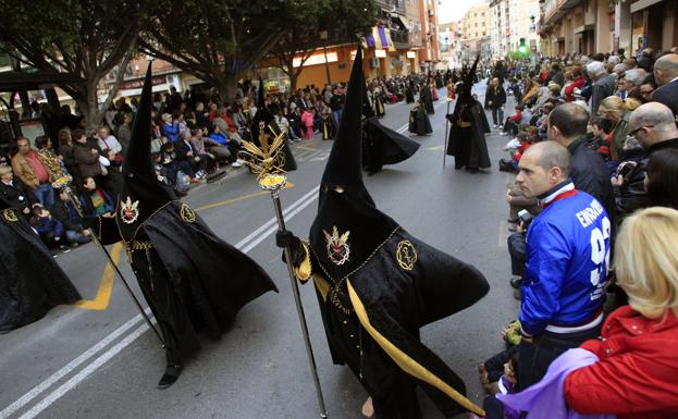 Procesión del Santo Entierro en la Semana Santa Marinera de Valencia.