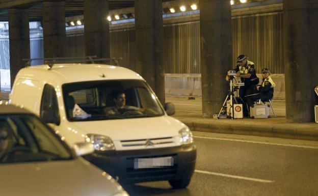 Imagen de archivo del radar de la Policía Local de Valencia./Irene Marsilla