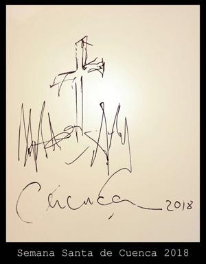 Cartel de Semana Santa de Cuenca 2018./LP
