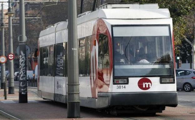 Tranvía en la ciudad de Valencia./Irene Marsilla