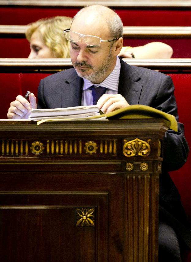 El portavoz municipal del PP, Eusebio Monzó. / damián torres