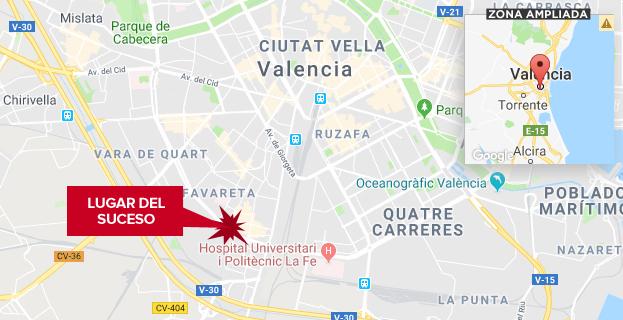 Ronda o Bulevar Sur de Valencia, donde se prudujo uno de los abusos sexuales: a una mujer que hacía 'running'.