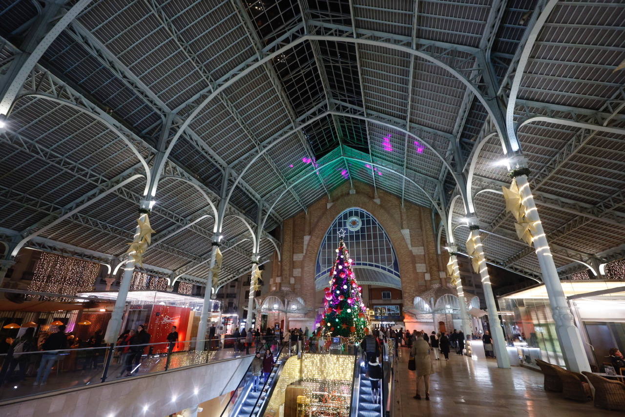 Fotos El Mercado De Col N Enciende Las Luces Para La Navidad