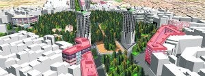 Un jardín árabe en el parque Central