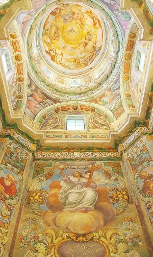 Imagen del mural restaurado. ::
J. J. MONZO/