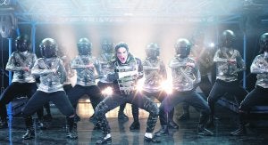 Imagen de una de las representaciones del musical 'Forever King Of Pop'. :: LP/