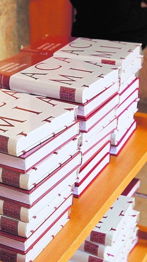 Ejemplares de la Gramática de la AVL. :: JAVIER PEIRÓ/