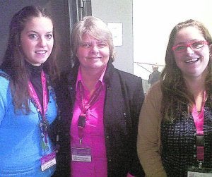 Las representantes de La Soledad de Bellreguard. ::
LP/