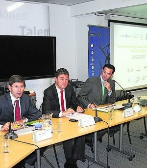 Bataller durante la presentación del cluster en Bruselas ::
LP/