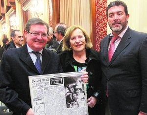 Guillermo Zarranz, María Ángeles Arazo y Julián Quirós./