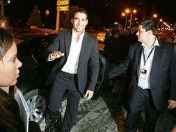 Miguel Ángel Silvestre a su llegada a la clausura de la Mostra de Valencia. / Jesús Signes./