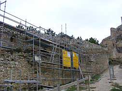 El tramo de muralla que necesita rehabilitarse va desde la torre de San Francisco hasta la Puerta de los Estudios./