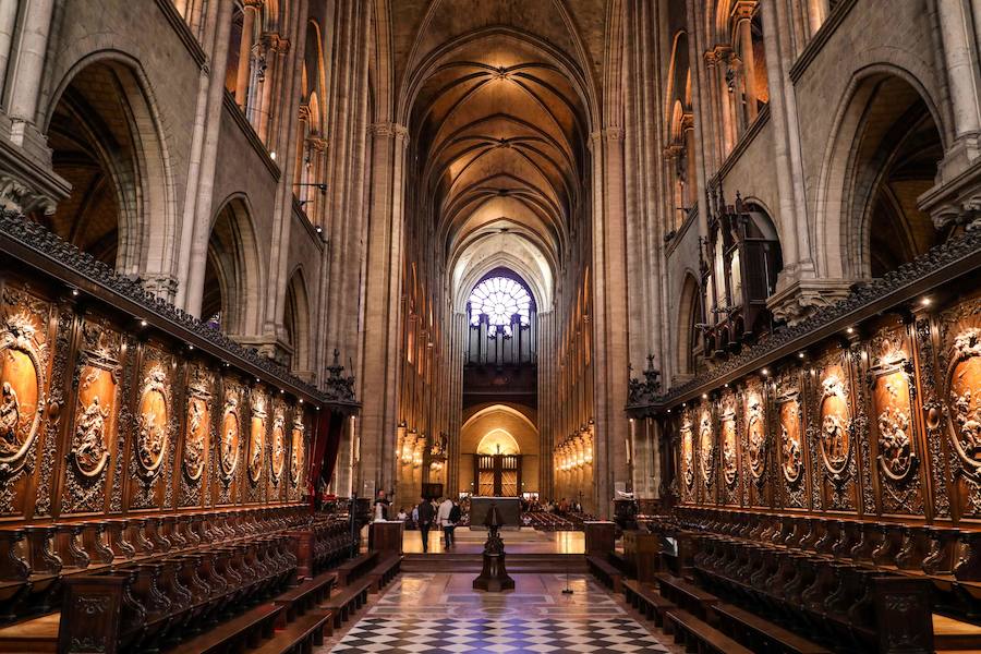 Fotos: Así era la catedral de Notre Dame por dentro | Las Provincias
