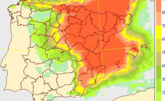 El Tiempo Hoy En Valencia Aemet Activa El Aviso Amarillo Por Lluvias De 20 L M2 En Una Hora Y Granizo De Hasta 2 Centimetros Las Provincias