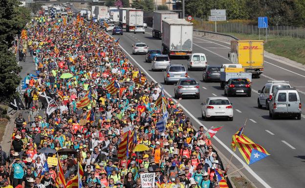 Carreteras cortadas hoy barcelona