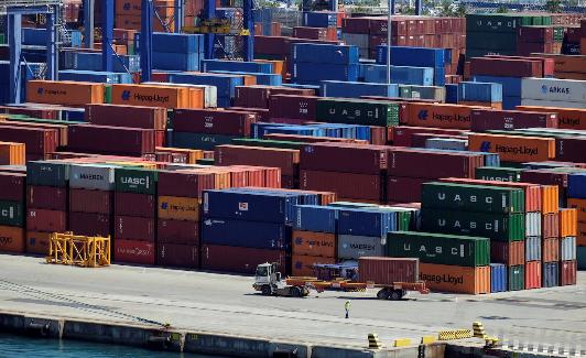 Contenedores de mercancías en el puerto de Valencia. Reuters/Heino Kalis/