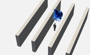 Así se propaga el virus por el aire