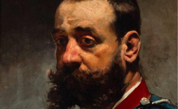 El retrato de un hombre con uniforme se vendió por 36.000 euros.
