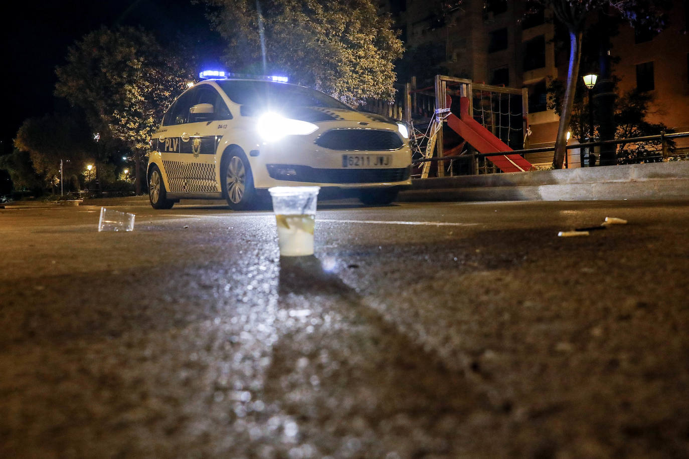 More than 80 infractions on the first night of the curfew in Valencia 