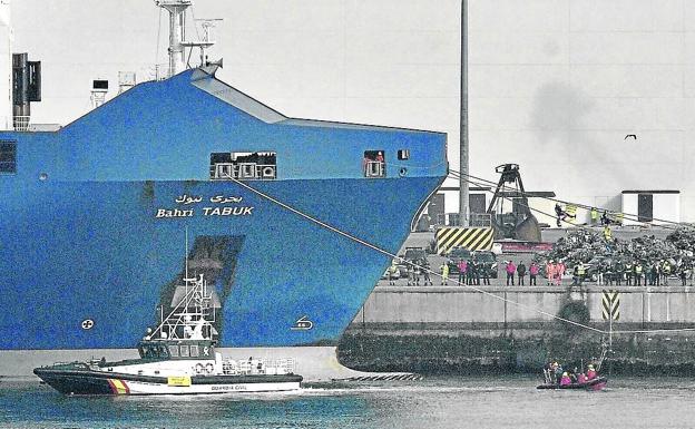 El embarque de armas en el Puerto de Bilbao con destino a Arabia Saudí desató una oleada de críticas.