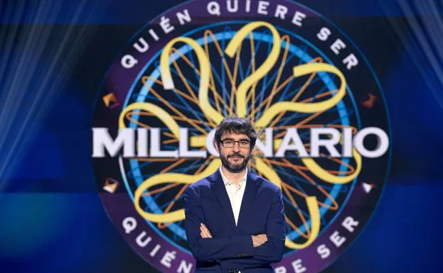 Juanra Bonet, en el plató de ¿Quién quiere ser millonario?. /R. C.