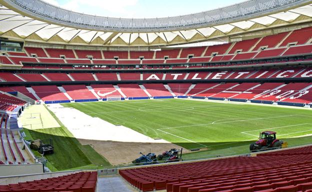 Estadio Wanda Metropolitano vacío. /Club Atlético de madrid