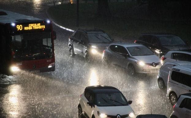 Tormentas en Valencia.