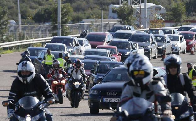 Especial de la DGT para el Gran Premio de Cheste: el punto en el que hay más tráfico cuando se llega al circuito