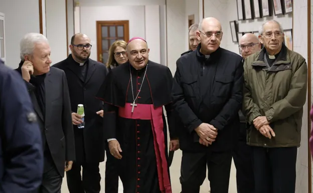 Benavent en el colegio Jesús y María. 