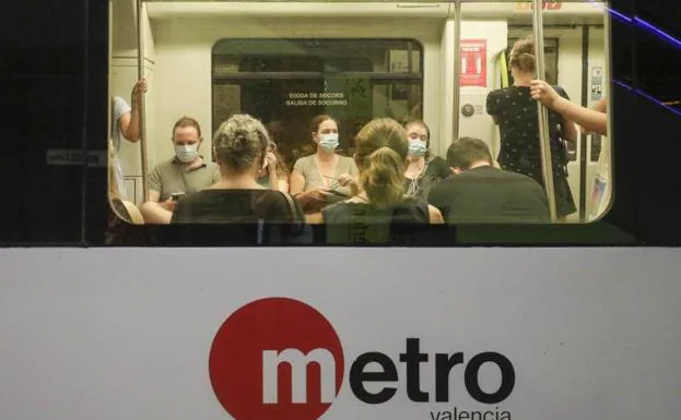 Mascarilla en transporte público